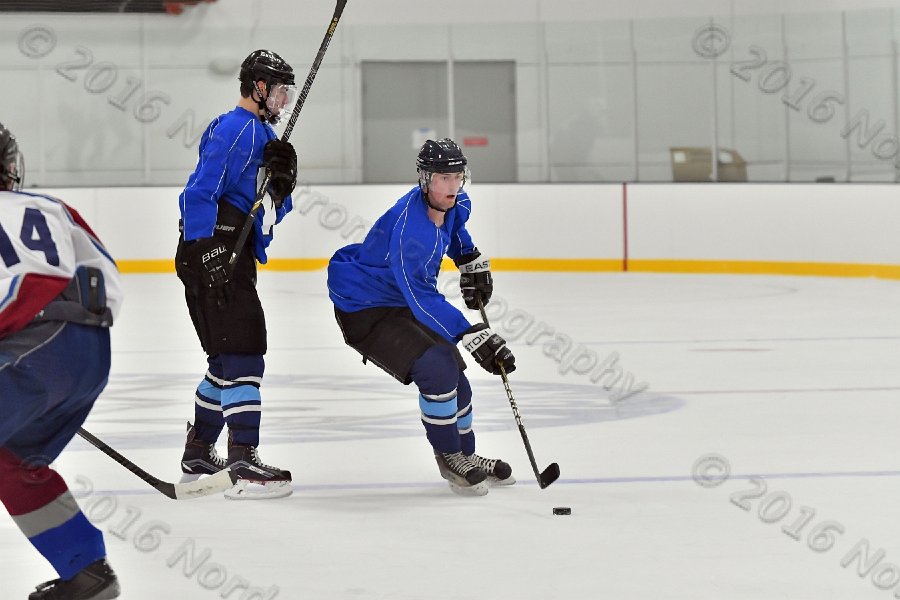 Wheaton College Men\'s Ice Hockey vs Middlesex Community College. - Photo By: KEITH NORDSTROM